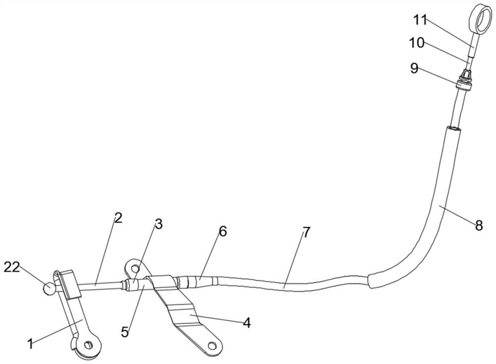 Inhaul cable structure