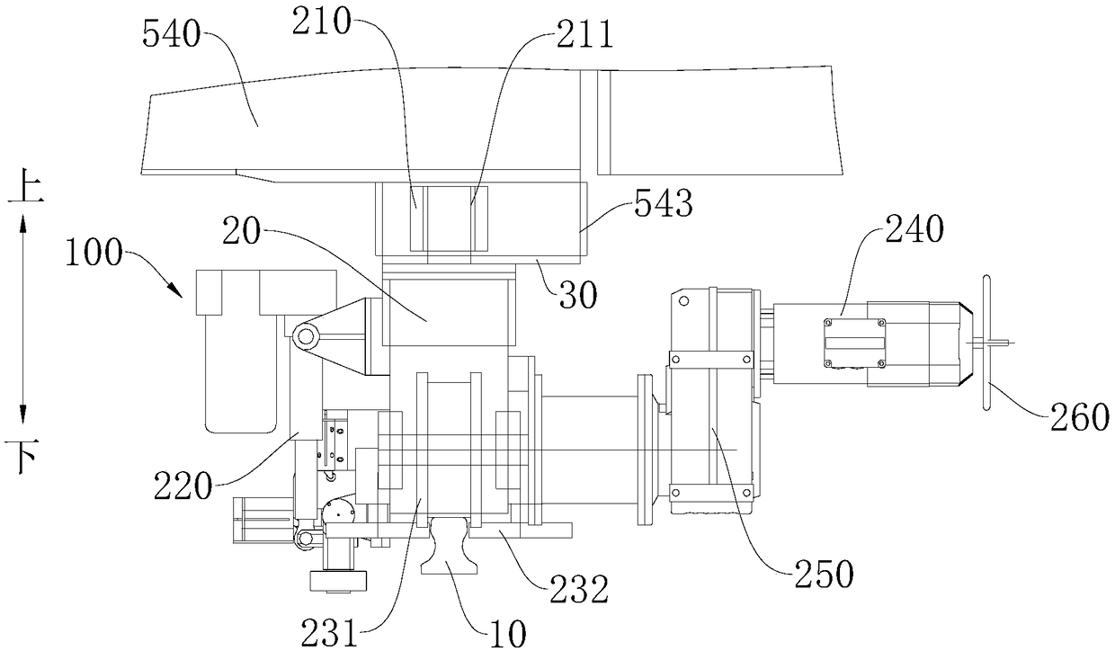 A trolley assembly for driving the movement of a turnout beam and a track assembly