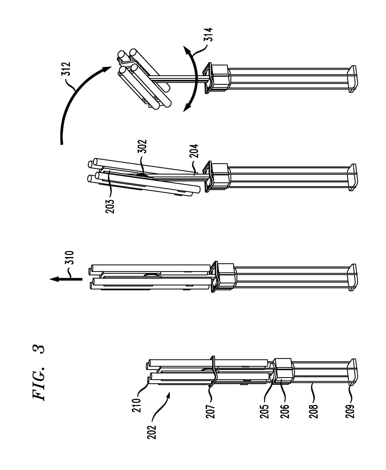 Stowable elevating trainable launcher (SETL)