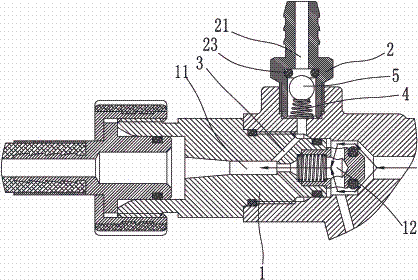 Exhaust and suction device