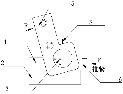 Bending clamp of flat lead