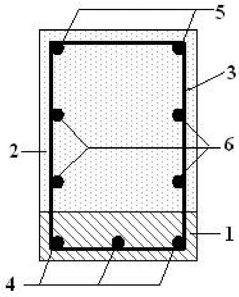 Full FRP (Fiber Reinforced Plastics) bar reinforced ECC-concrete combined beam component and preparation method thereof