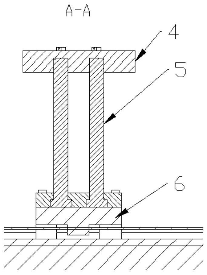 Device for inhibiting laser welding deformation