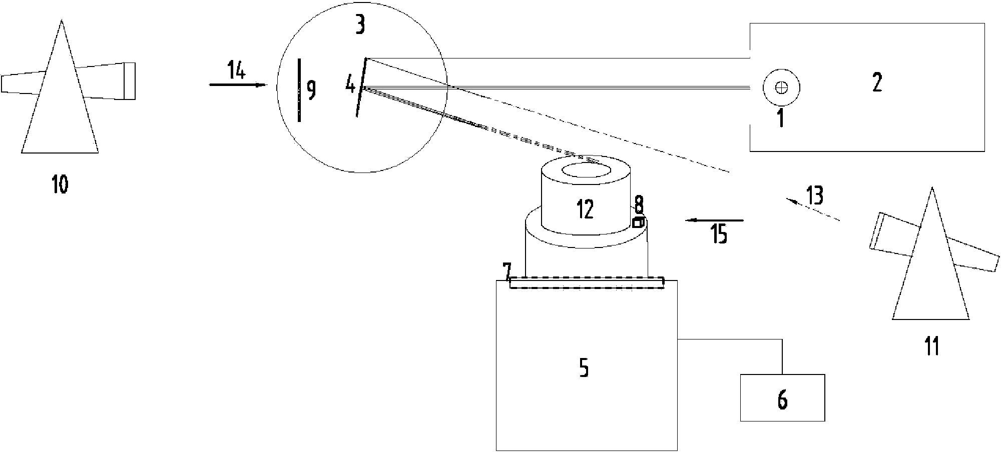 Geometric calibration device for ultraviolet imager with extra large field-of-view