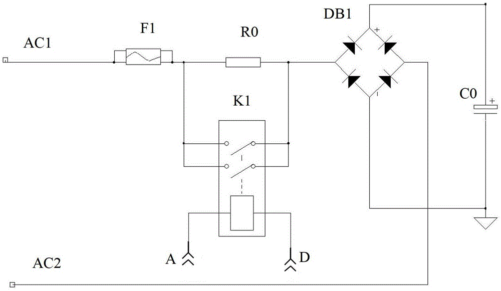 A soft start control circuit