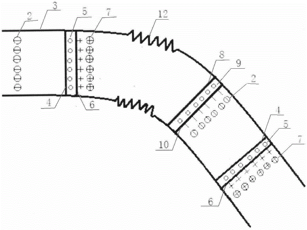 Tandem electric field force aircraft propelling device