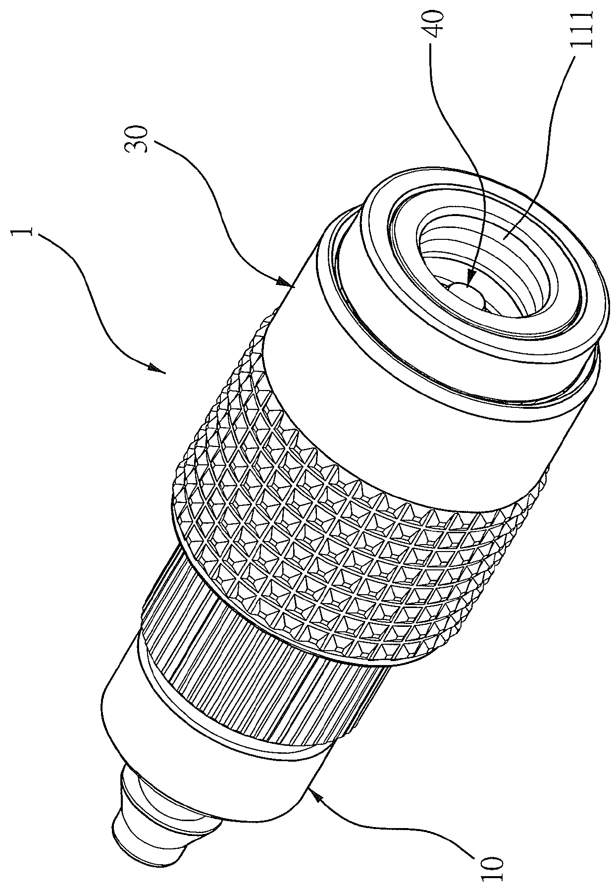 Connector structure for a Schrader (American) valve/Presta (French) valve