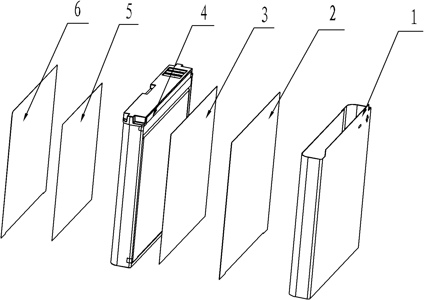 Low-pressure hot-melting and injection-molding assembly process for polymer lithium ion battery