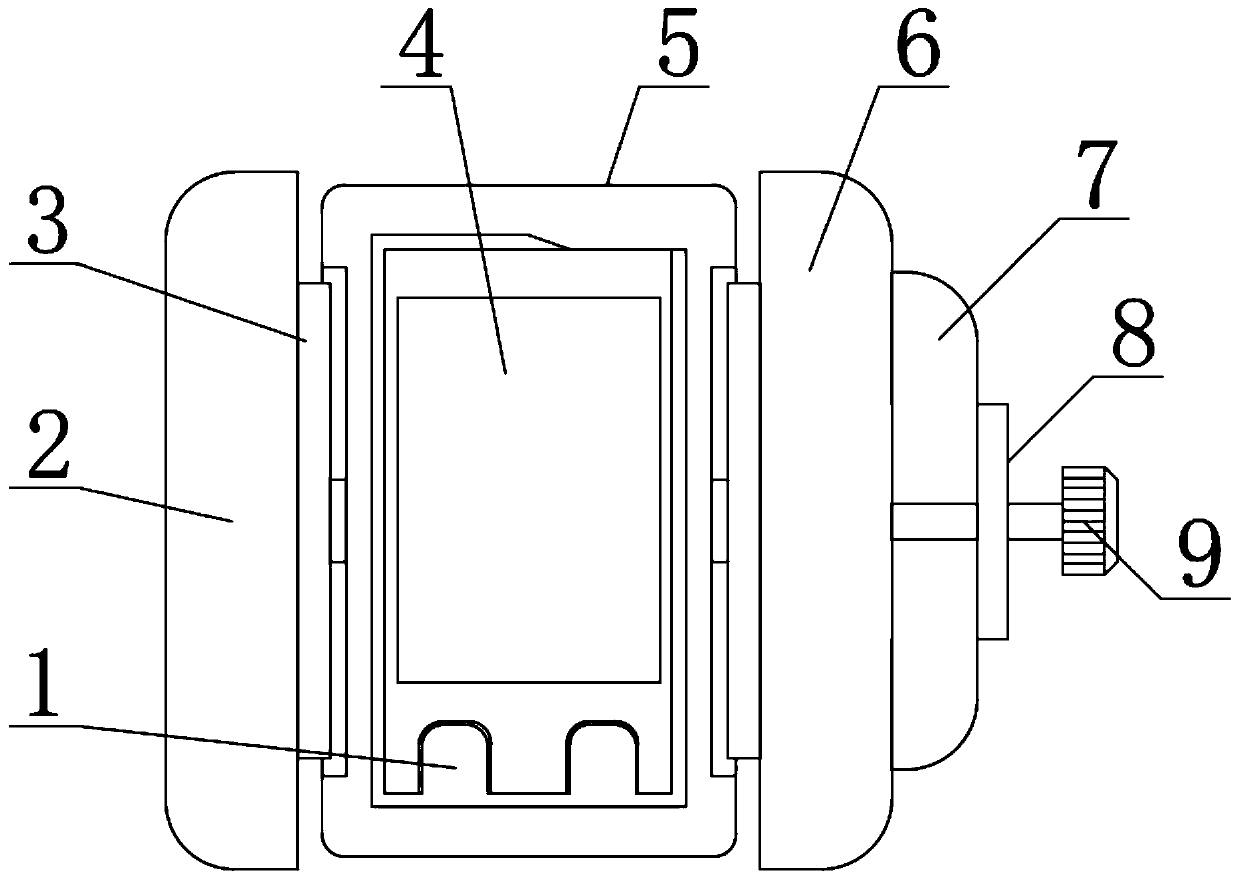 Speed measuring device for road bicycle