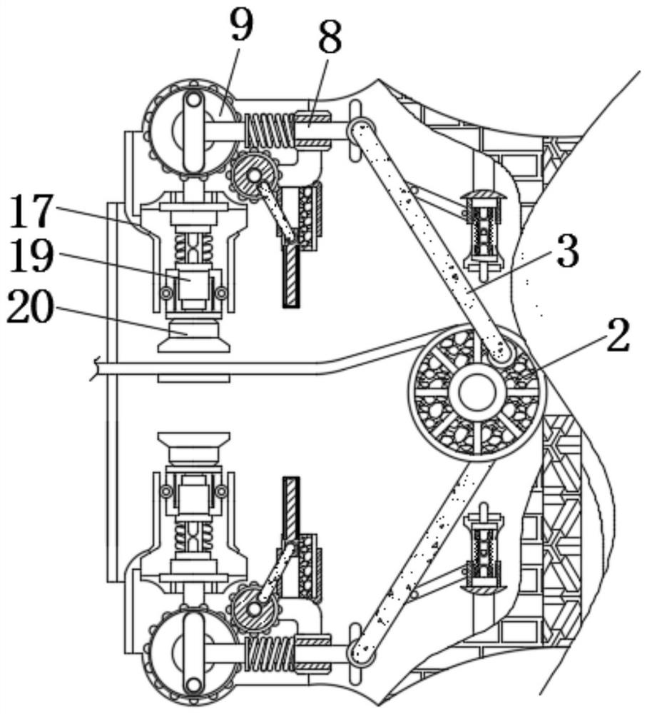 Labeling auxiliary device capable of automatically labeling and rolling for circuit board production