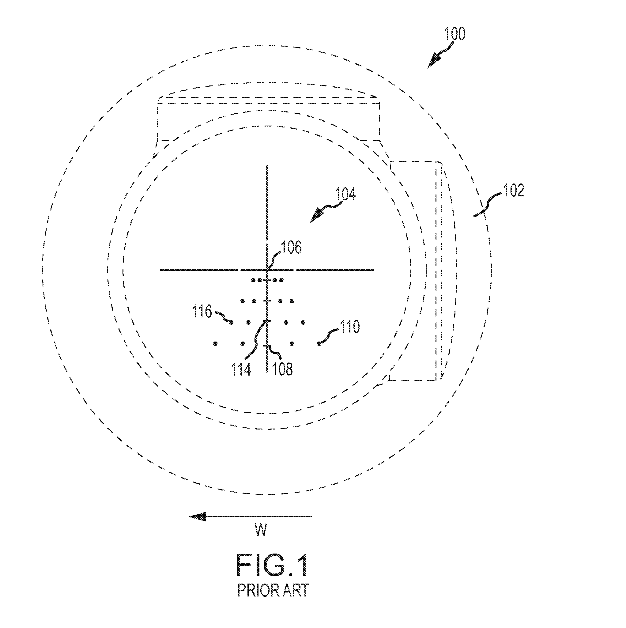 Optical device having windage measurement instruments