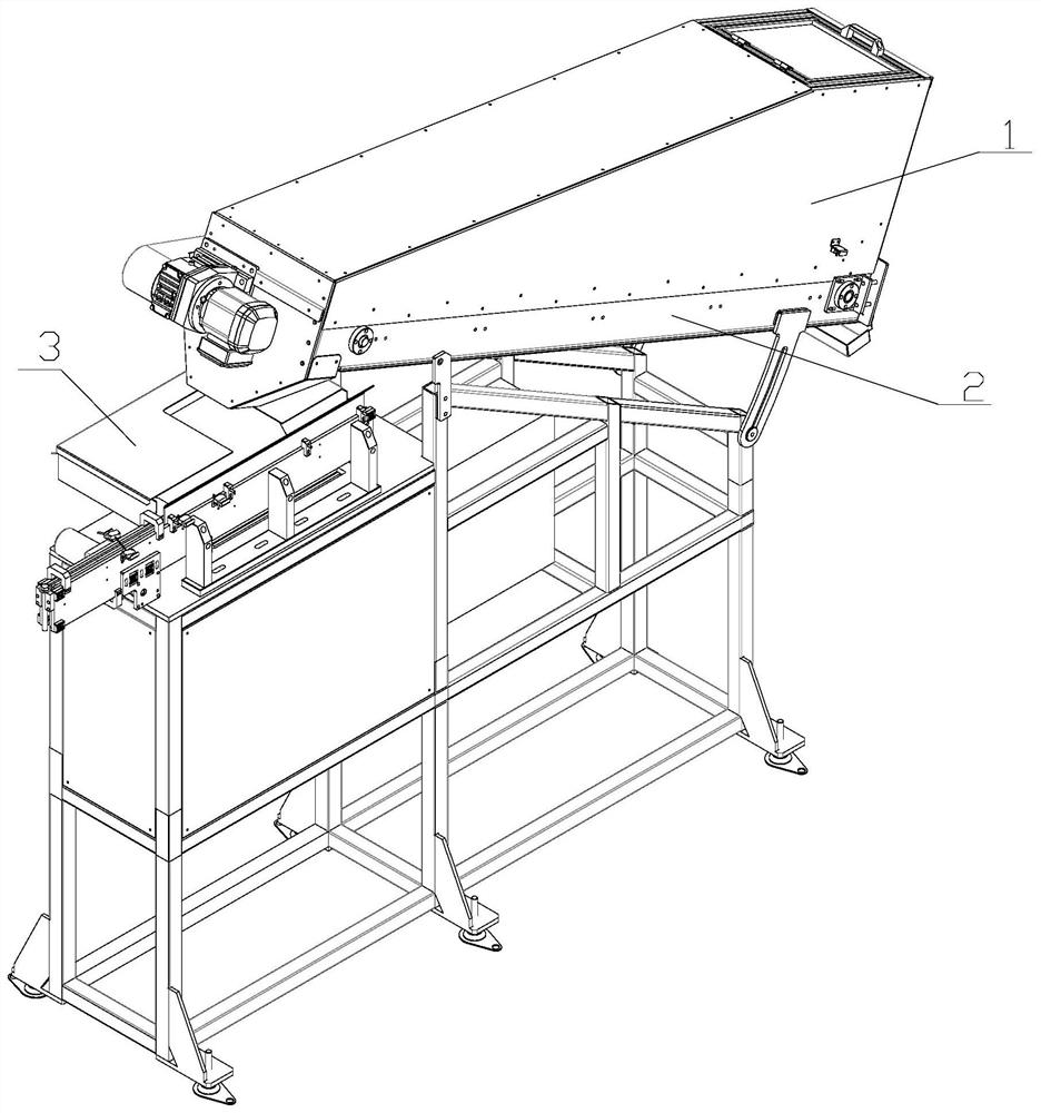 Ultra-long bolt column feeding device