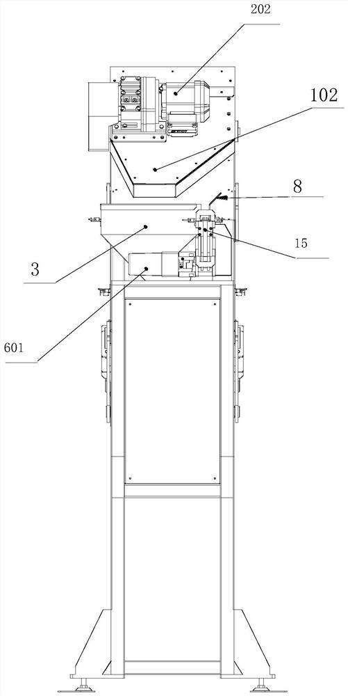 Ultra-long bolt column feeding device