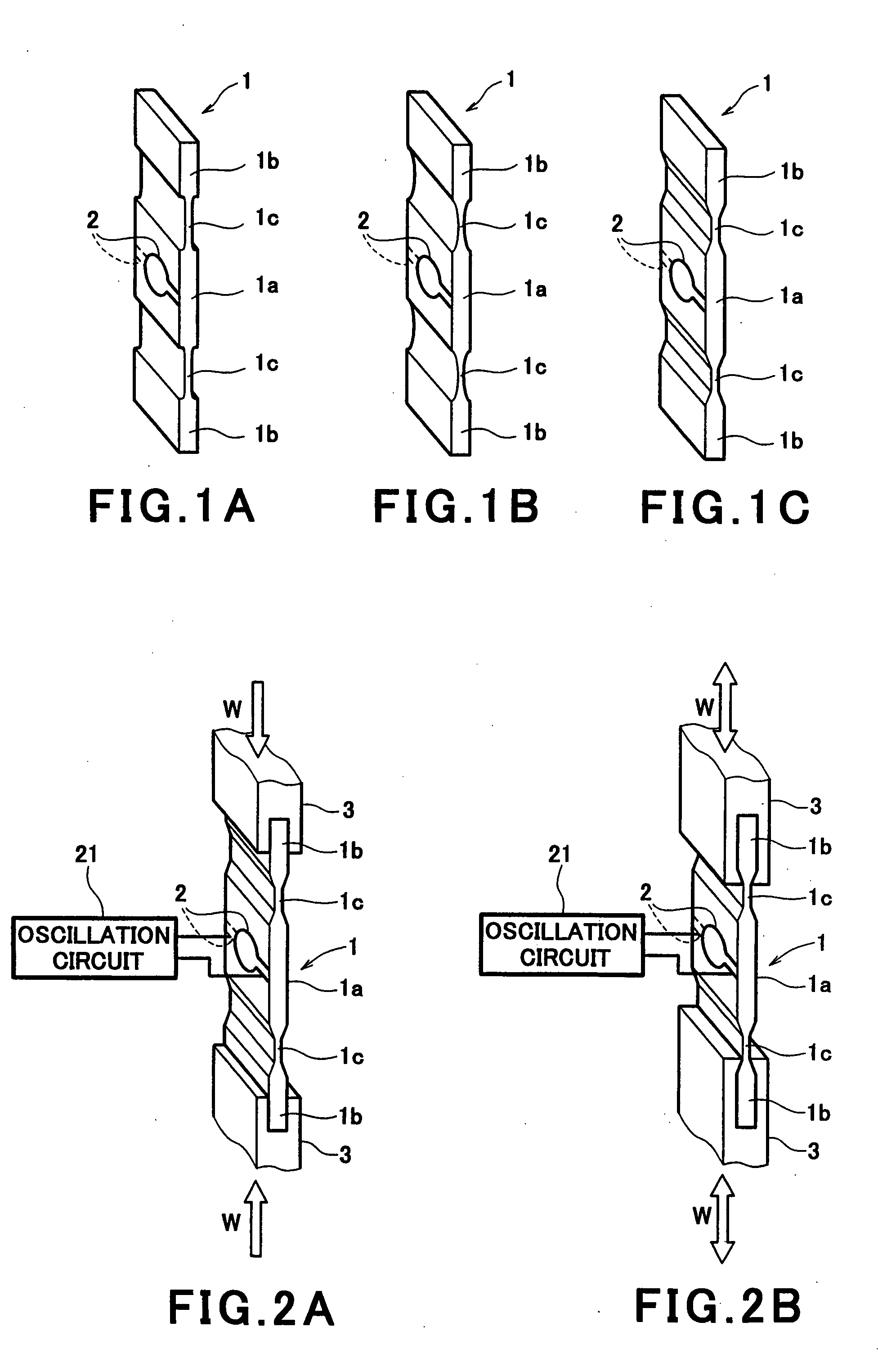 Load sensor with use of crystal resonator