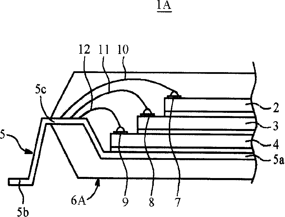 Multi-chip stack packaging structure with asymmetric conductive wire rack