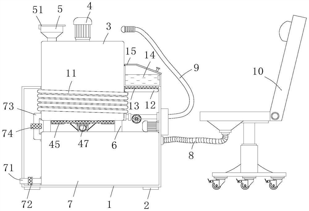 Cleaning device for obstetric nursing