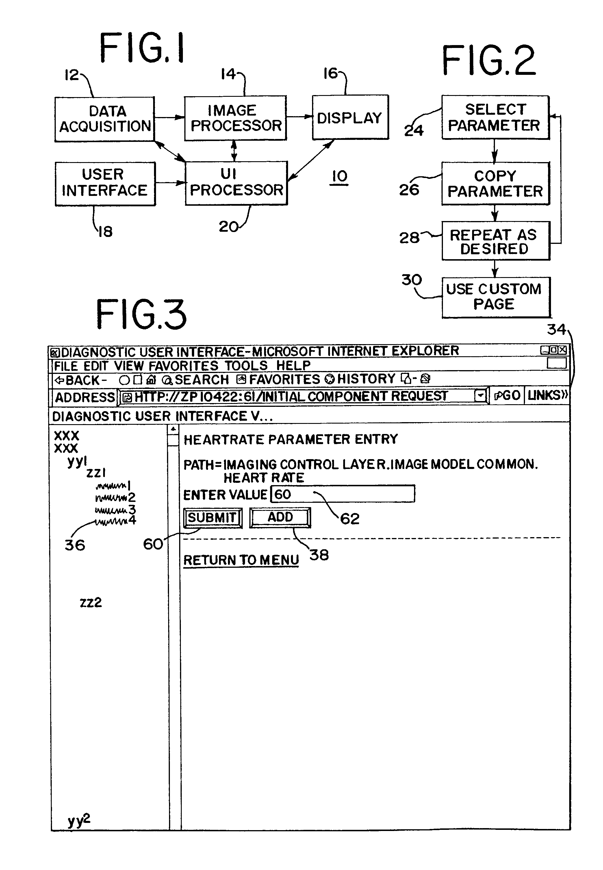 Medical imaging programmable custom user interface system and method