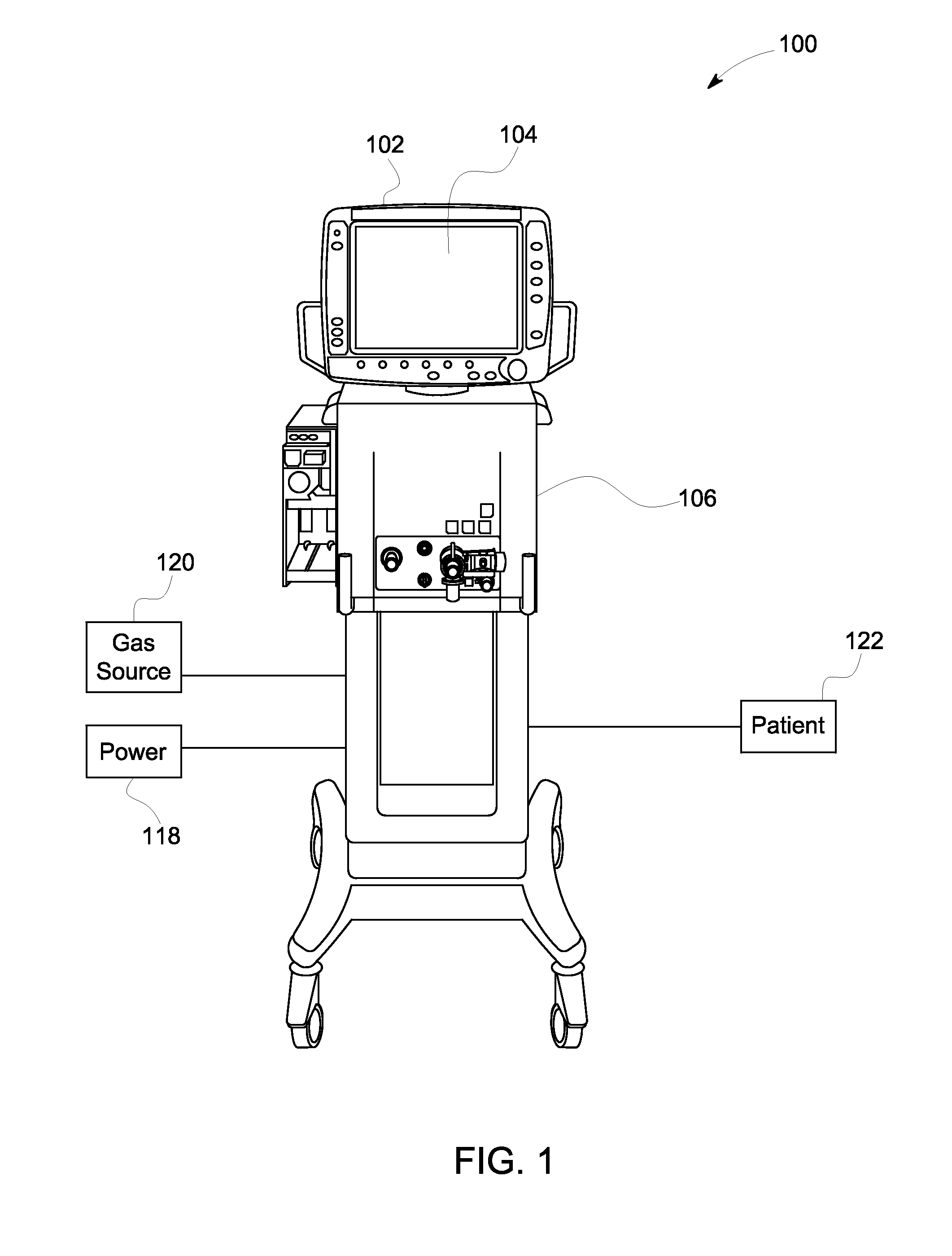 Method and system for controlling medical monitoring equipment