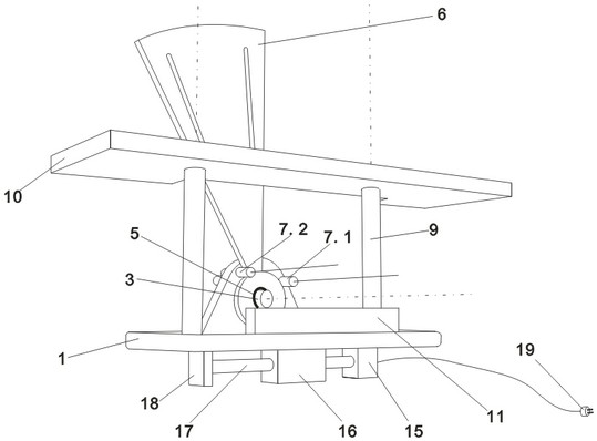 Automobile wheel guard plate measuring device