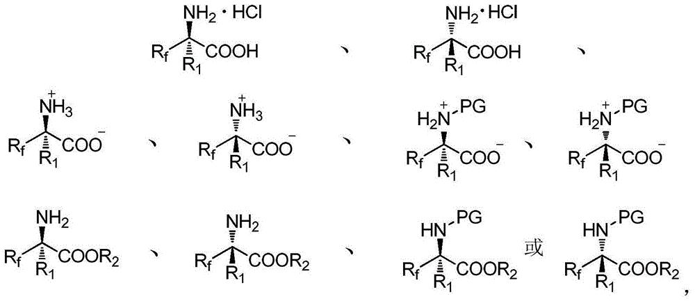 Alpha-fluoroalkyl-alpha-amino acid compound containing tetrasubstituted carbon chiral center and preparation method thereof