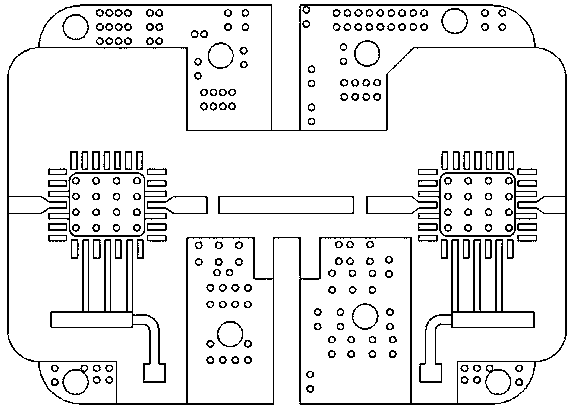 Manufacturing method for KU-band high-gain amplifier