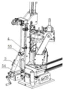 Angle-adjustable sawing machine for sealing strip sawing