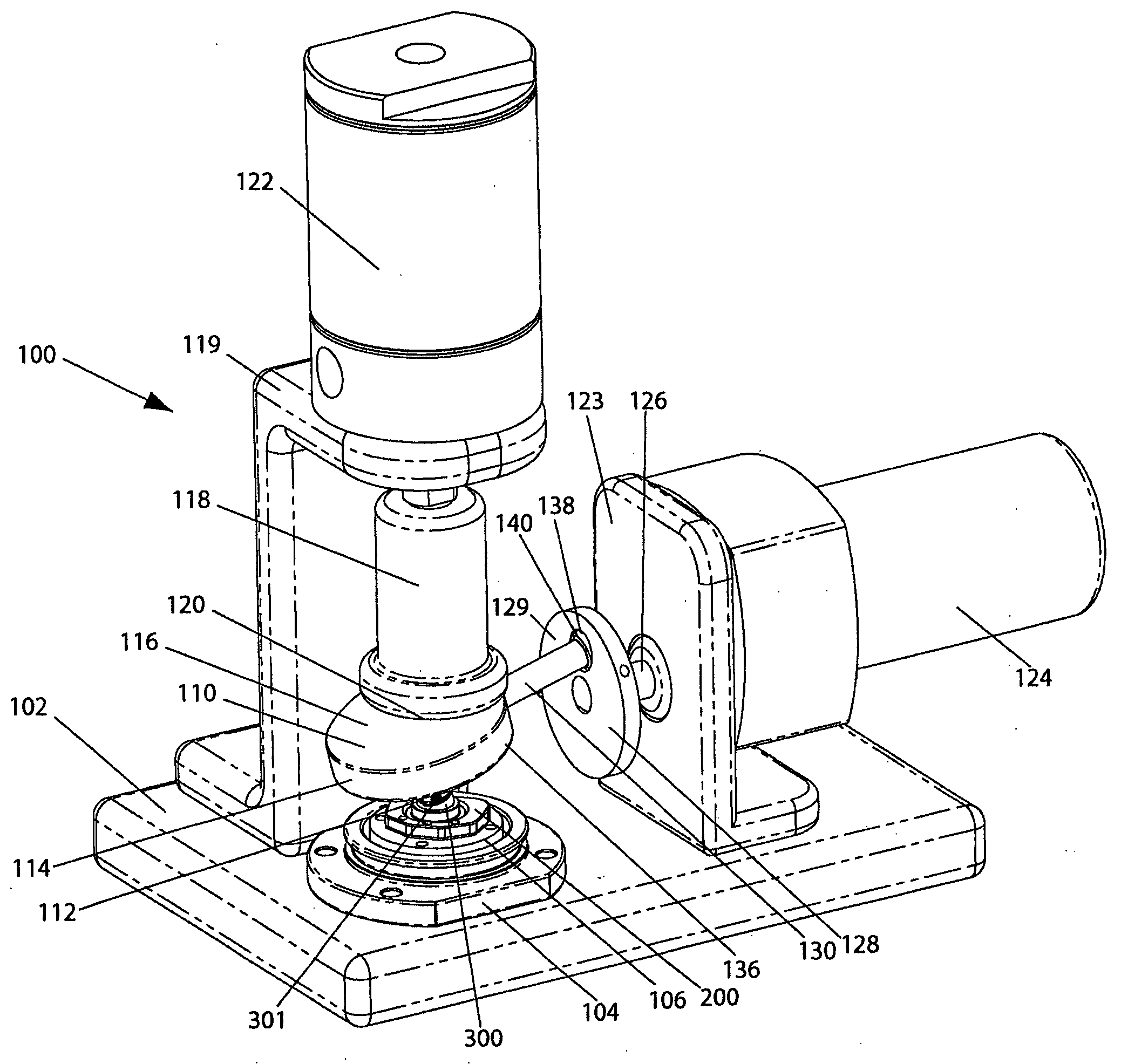 Joint simulator testing machine