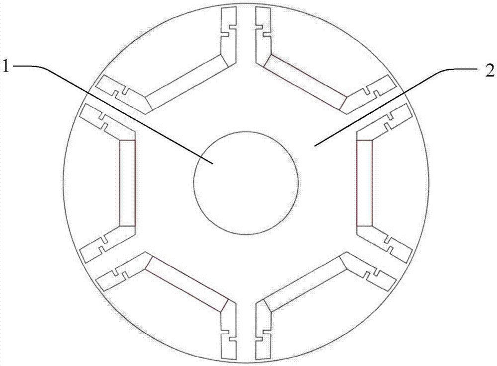 Rotor structure for improving irreversible demagnetization resisting capability of permanent magnets of permanent magnet motor