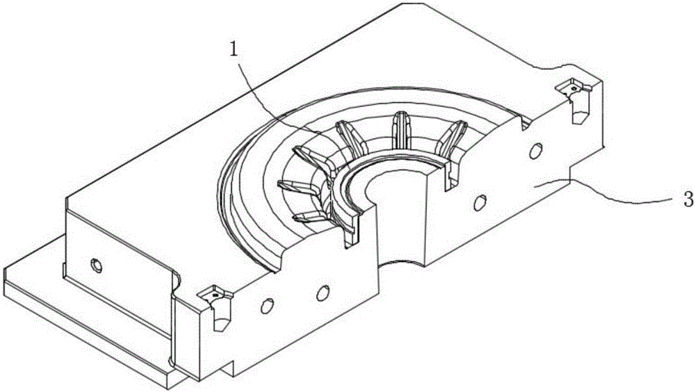 Steel bushing inlay casting method for motor casing front and rear end covers and front and rear end covers