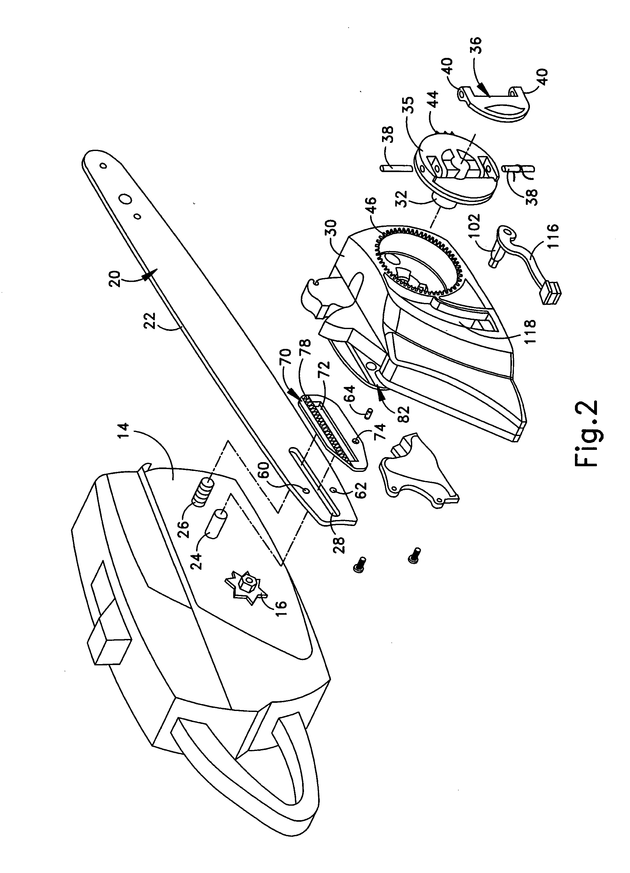 Bar knob with cam-operated locking mechanism