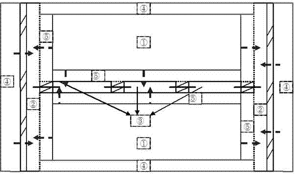 Comprehensive treatment system for coastal low-lying saline-alkali soil constructed on basis of ecological island