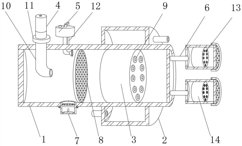 Vehicle exhaust catalytic purifying device