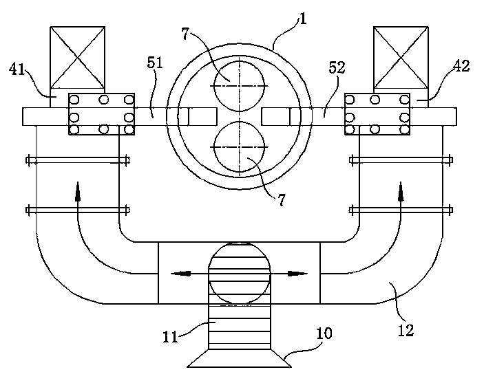 Dual-fan welding smoke absorption purifier