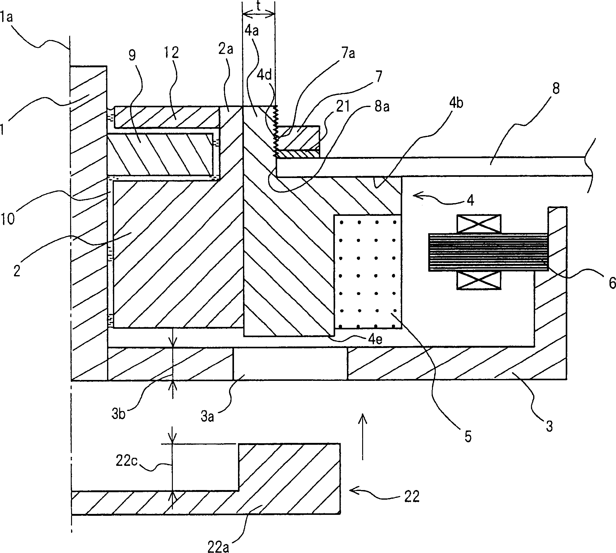 Spindle motor, disc driving apparatus having the same, and production method thereof