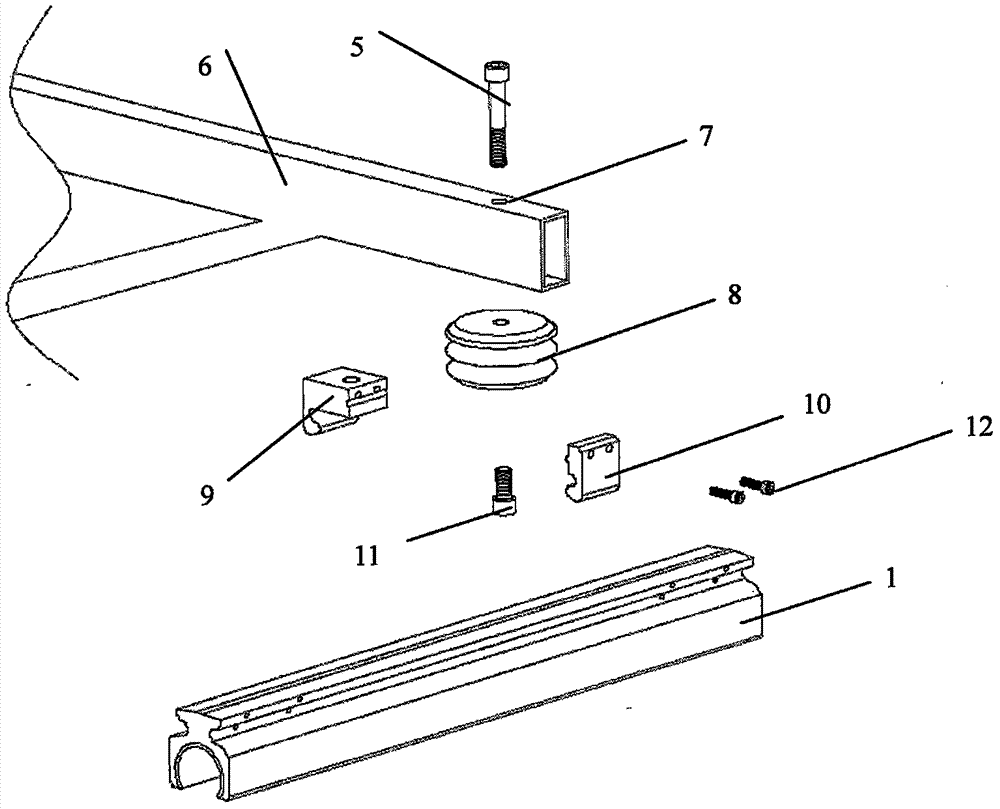 An embedded rail transit power supply system