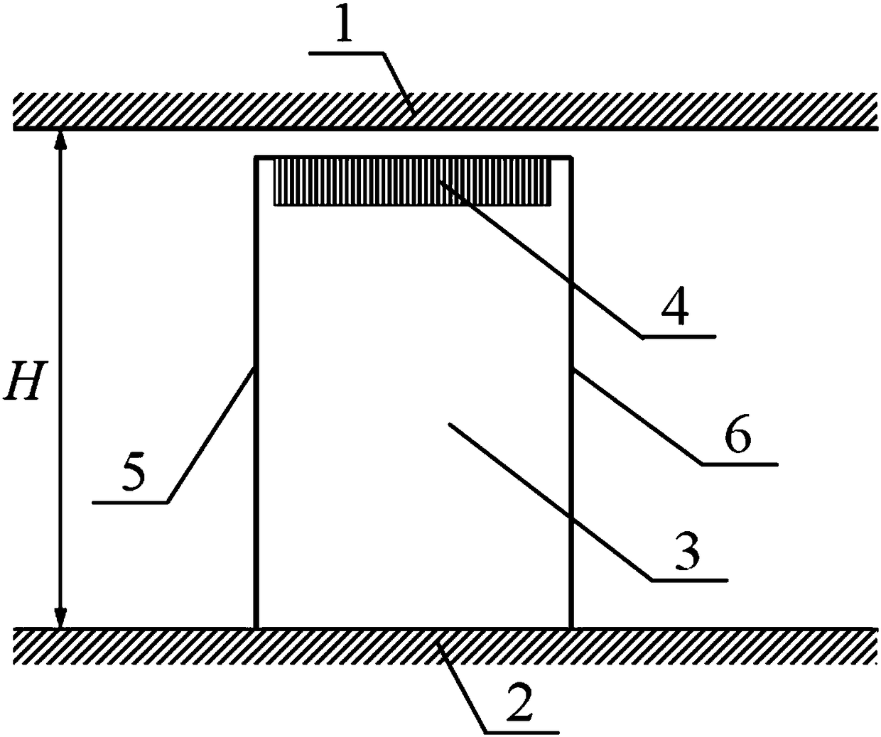 Turbine moving blade with bevelled prism cavities formed in blade top