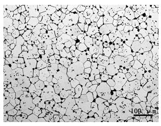 Method for observing metallographic structure of molybdenum-niobium alloy