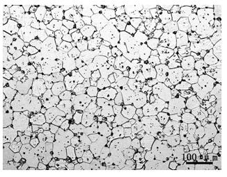 Method for observing metallographic structure of molybdenum-niobium alloy