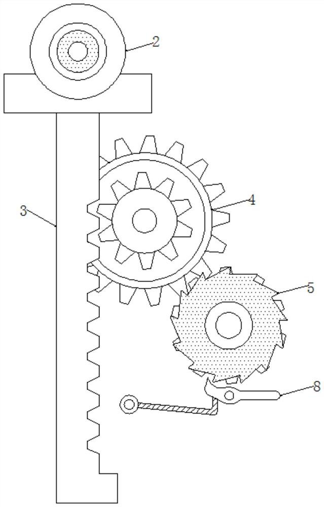 Auxiliary device and method capable of randomly adjusting height of cat eye and higher in safety