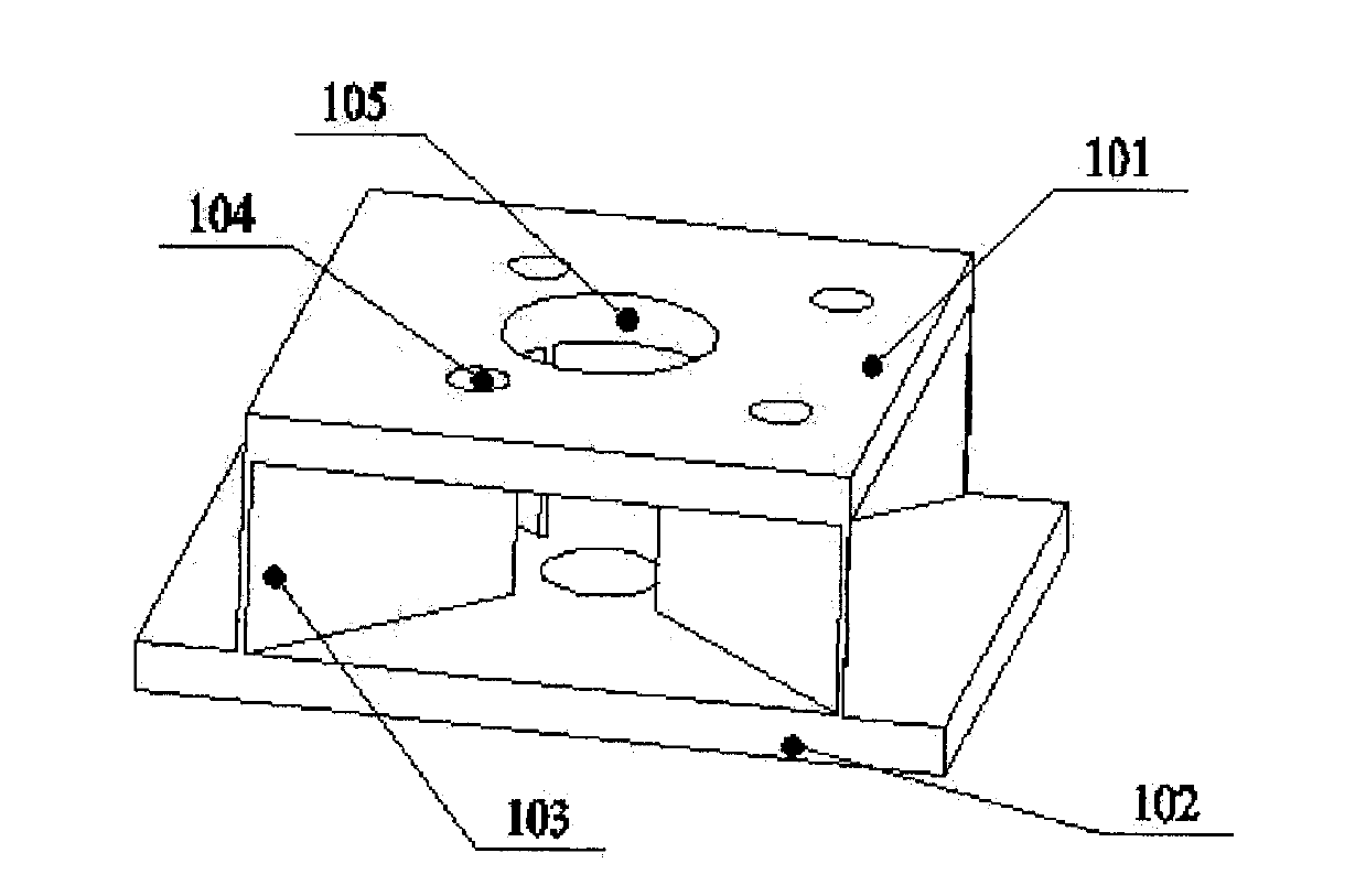 High stability multi-angle and multi-freedom satellite releasing and bearing apparatus of space remote sensing camera