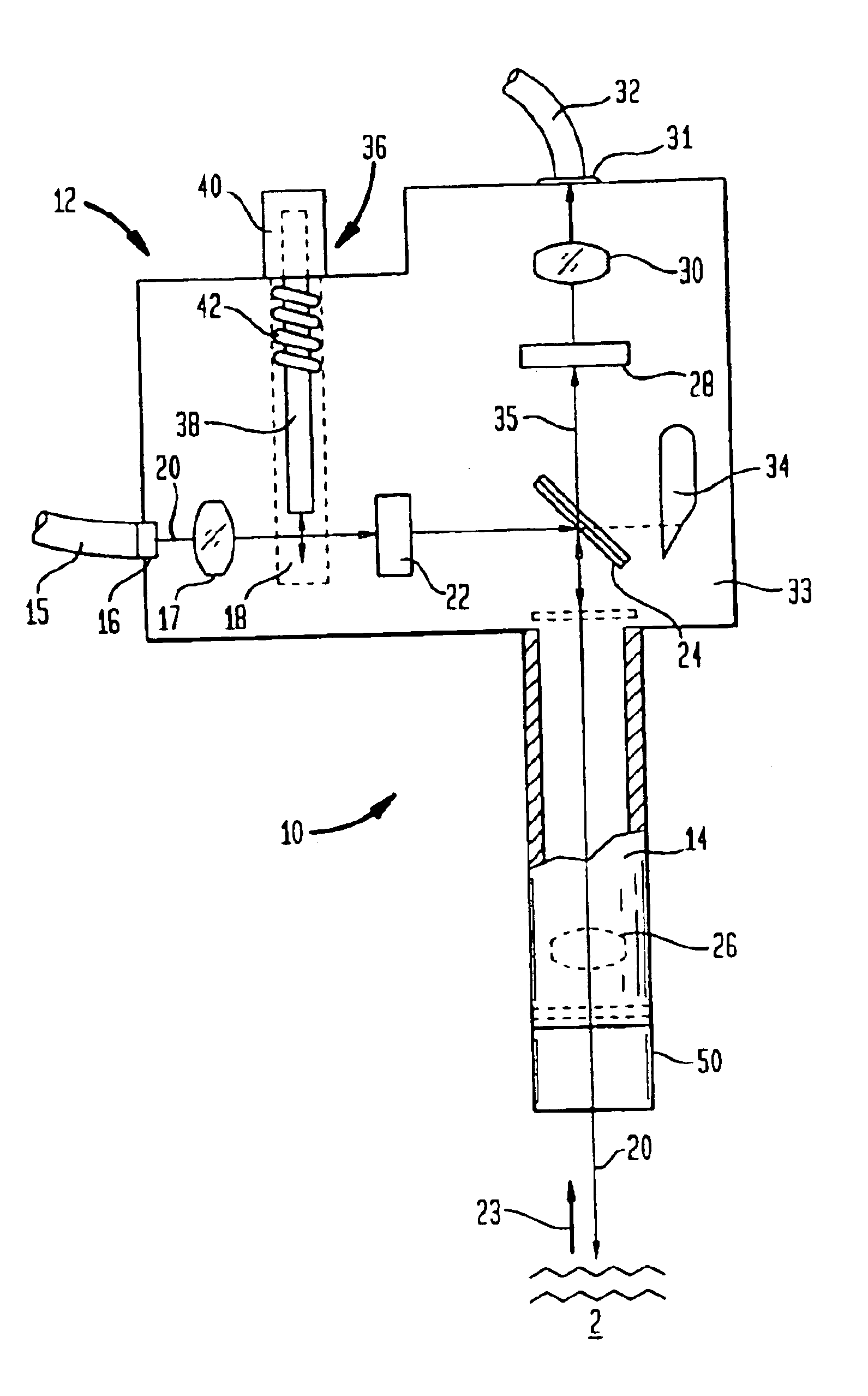 Probe assemblies for Raman spectroscopy