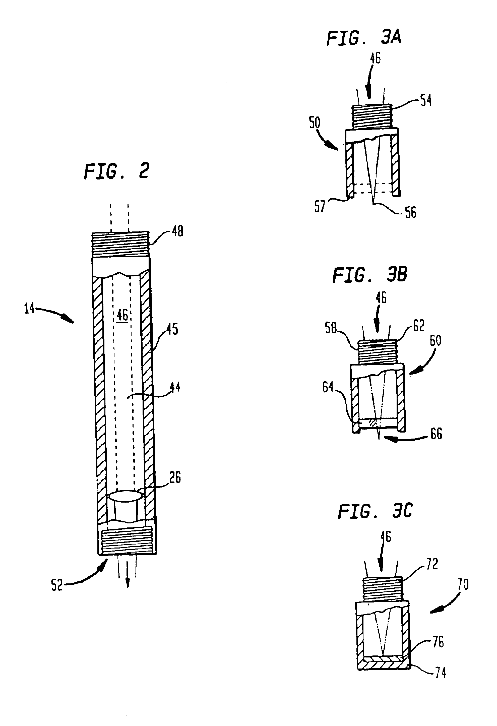 Probe assemblies for Raman spectroscopy