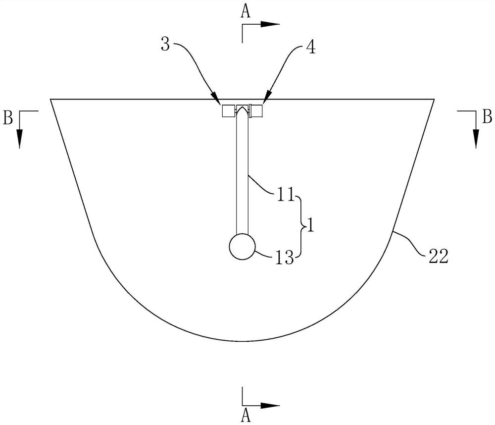 Oral cavity fixed type planting guide plate