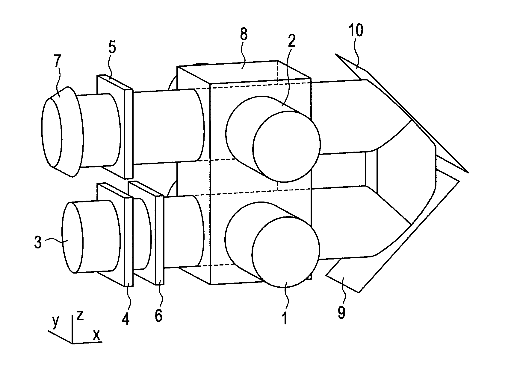 Magnetic gradiometer and magnetic sensing method