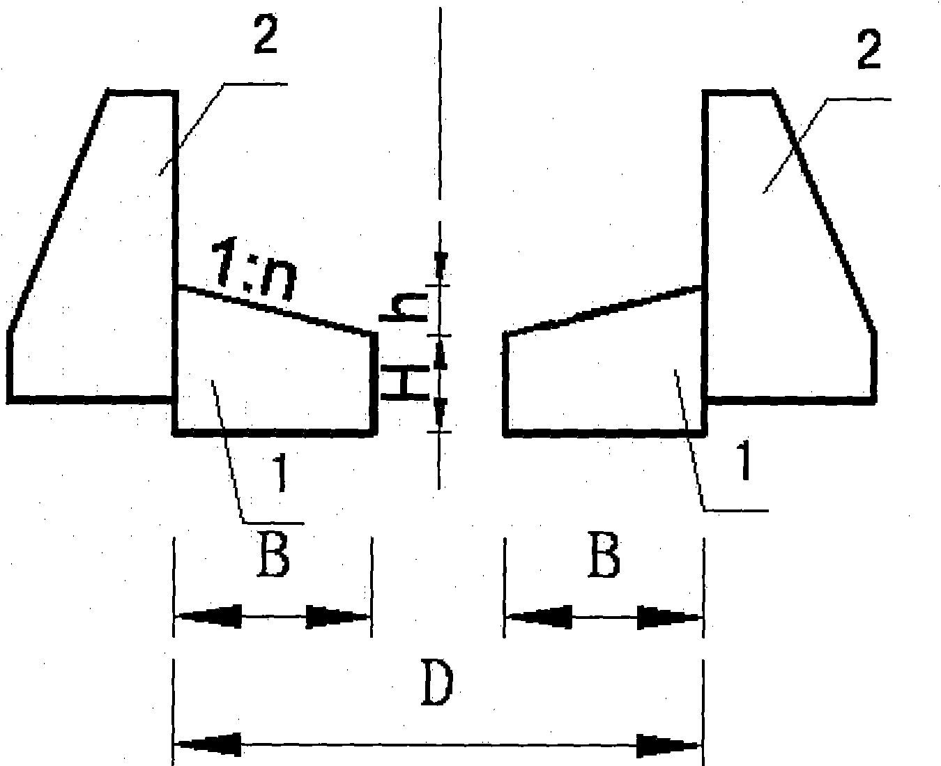 Debris flow guiding slot based on step anti-erosion toothed sill group and application thereof