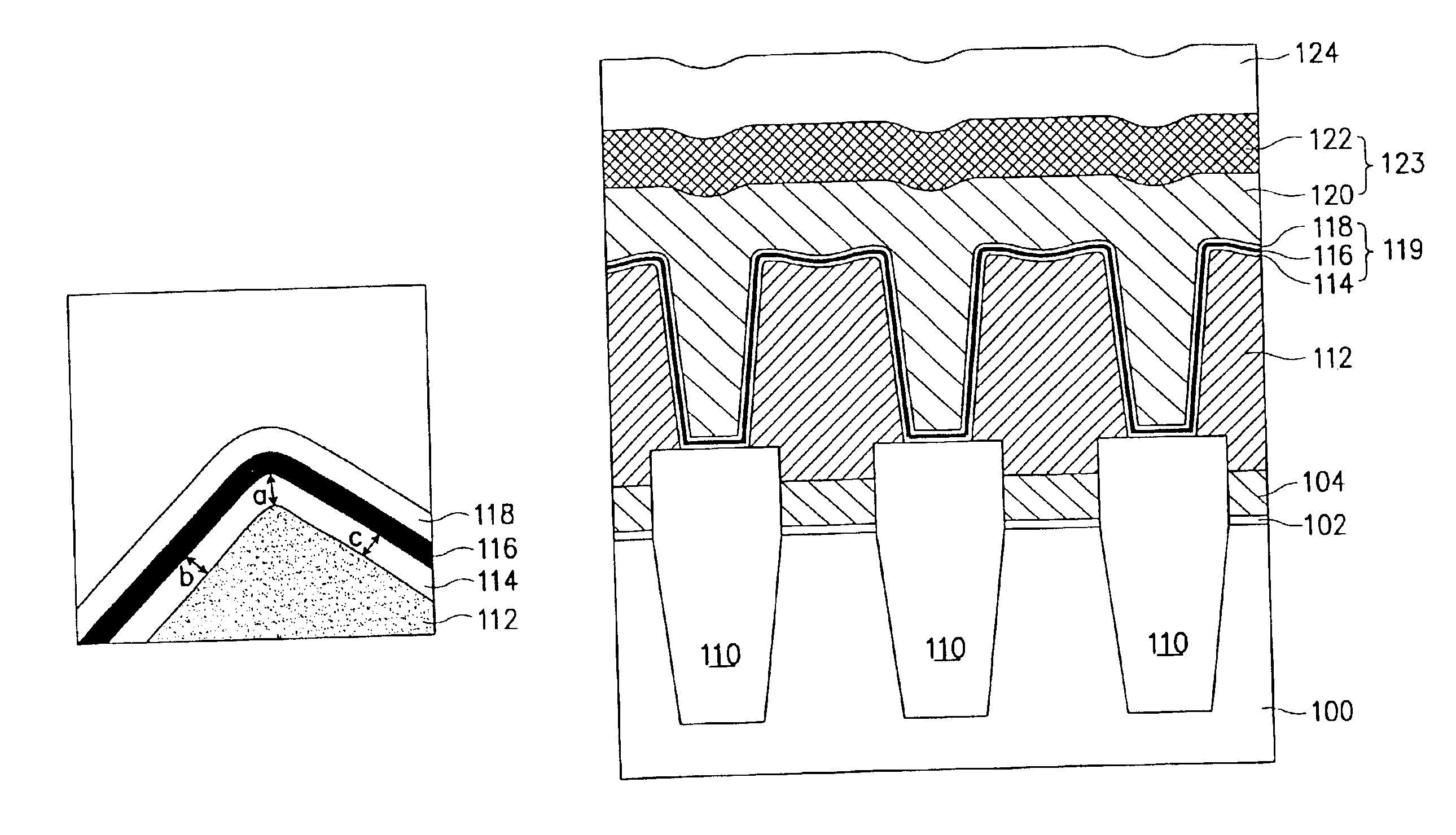 Method of forming semiconductor device containing oxide/nitride/oxide dielectric layer