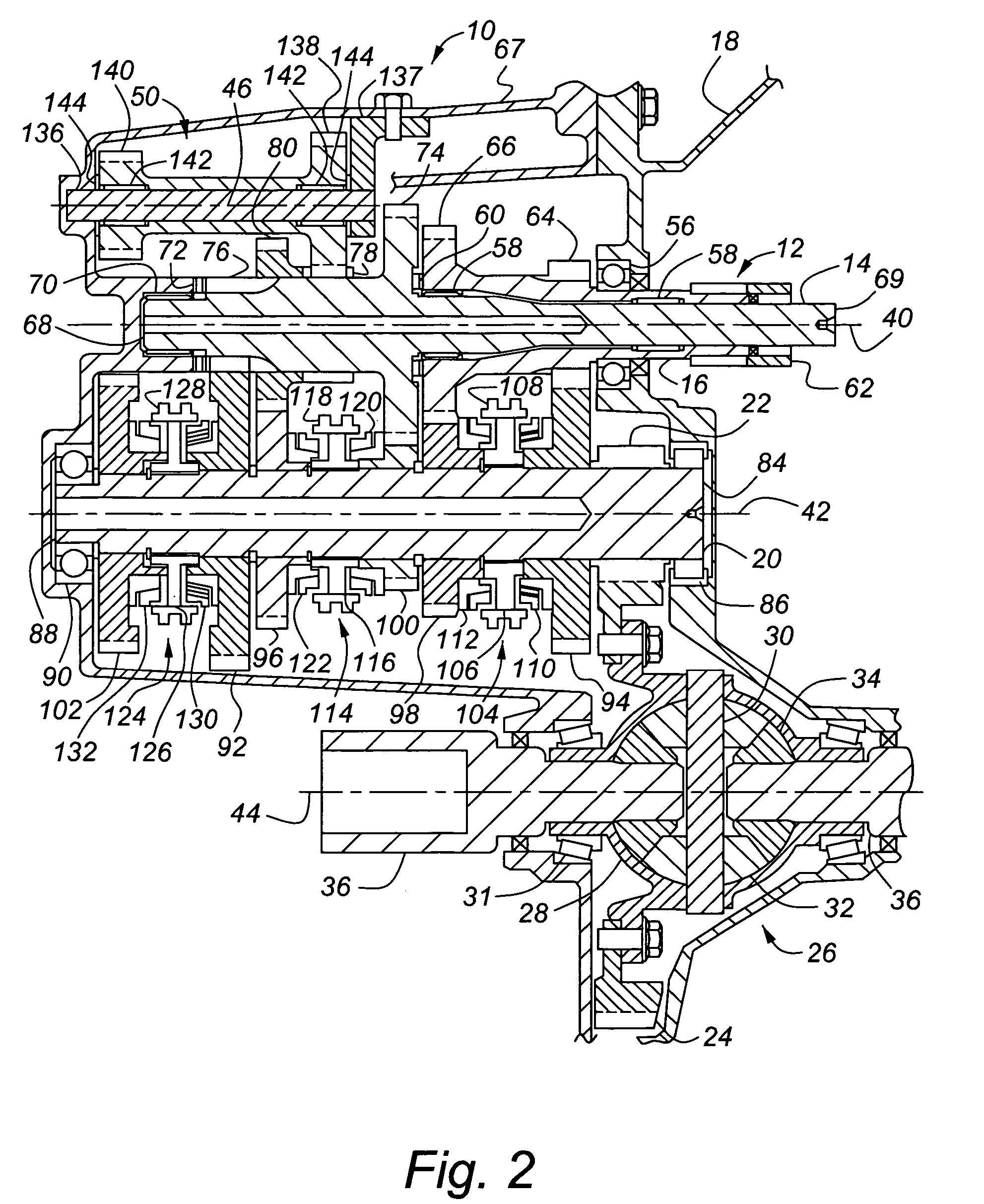 Dual input automatic transaxle