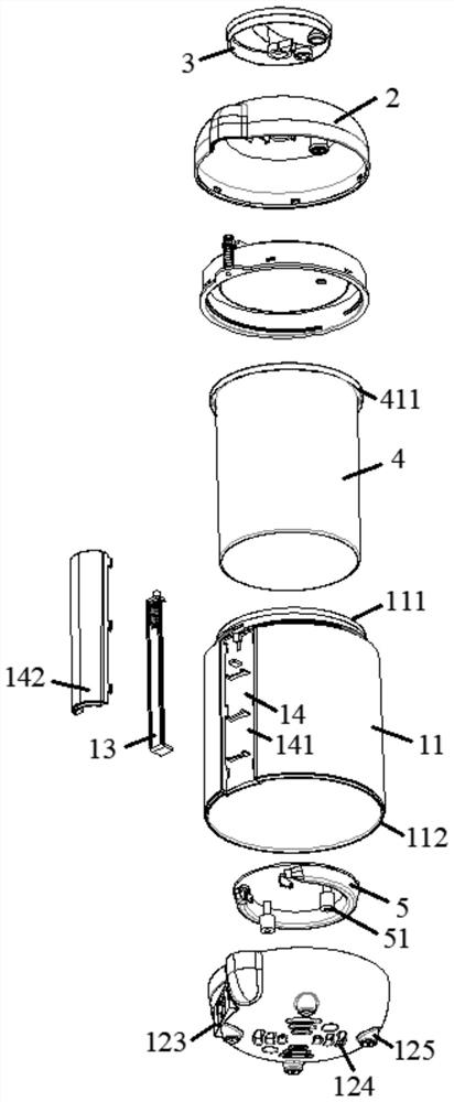 A passive switch type heating pot