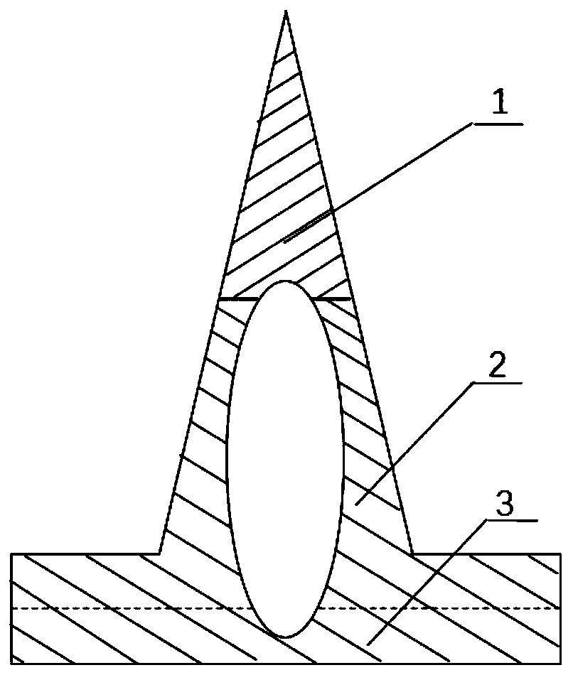 Method for preparing bubble type hollow drug-delivery micro-needle through tip dissolving method