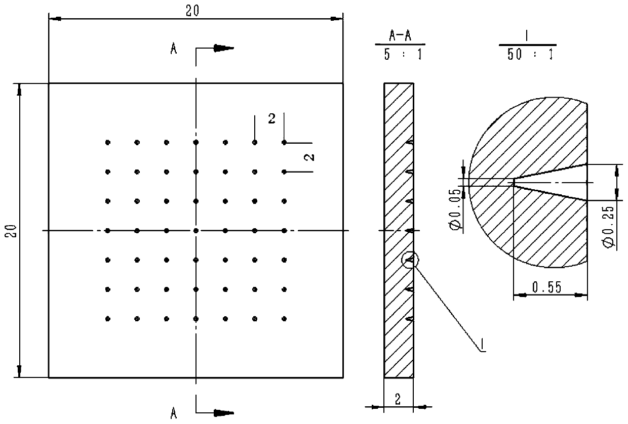 Method for preparing bubble type hollow drug-delivery micro-needle through tip dissolving method